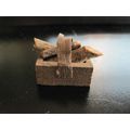 Dollhouse Miniature Fire Logs with Basket