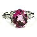 Pure Pink Topaz, 925 Sterling Silver Ring, SR136