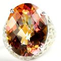 Twilight Fire Topaz, 925 Sterling Silver Ring, ...
