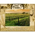 Paso Robles California Laser Engraved Wood Pict...