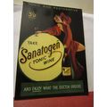 1950s 'TAKE SANATOGEN TONIC WINE' unused reprod...