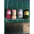 4 Balls of Assorted Colour Wool 1:12th Dolls Ho...
