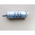 CCL 2µF 200V, Electrolytic Cap, 1950’s-60’s, Ne...