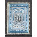 FINLAND 1920 TAX REVENUE STAMP 10 MARK