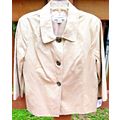 Vintage Womens Sag Harbor Linen Blend GOLD Shim...