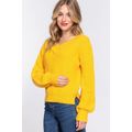 Women's Long Sleeve Double V Neck Sweater