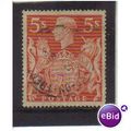 1939 GB GEORGE V1 5/ RED F/U SG477