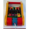 KOUVALIAS wooden musical shoe VINTAGE 1980's