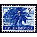 Indonesia 1960 Region KELAPA 50,s MNH Stamp..