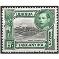 KUT 1952 SG138 15c Black & Green Mounted Mint ....