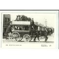 Sussex BRIGHTON Horse Bus Postcard (Pamlin M568)