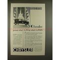 1930 Chrysler 77 Town Sedan Car Ad - Proves Wha...