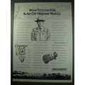 1991 U.S. Forest Service Ad - What to look for ...