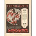 GASO PUMP BURNER MFG COMPANY 1928 Popularity oi...