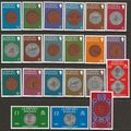 Gernsey 1979-83 Coins Definitive Set of 21 Unmo...