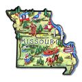 Missouri The Show Me State Artwood Jumbo Fridge...