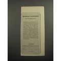 1956 Lockheed Missile Systems Division Ad - Missile Systems Electronics