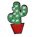Cactus Iron On Patch Desert Sand Novelty Plant ...
