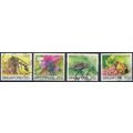 Insects, Redrawn: 4 Values - Singapore 1986 - F...
