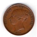 Great Britain. Victoria. Penny 1854. dy15093