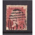 GREAT BRITAIN 1858-79 QV SG44 1d RED BROWN PLAT...