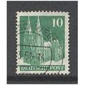 A115a 10pf Cologne Cathedral (Green).Fine Used....