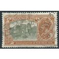 India 1931 SG226 1/4a Olive-Green & Orange-Brow...