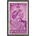 Nigeria 1948 SG62 1d Bright Purple Royal Silver...