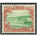 Niue 1950 SG116 6d Green & Brown-Orange Mounted...