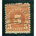Used J83 5c Postage Due Average Plus NA0953