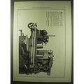 1922 Kearney & Trecker Milling Machine Ad
