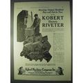 1922 Kobert Electric Riveter Ad - Output Doubled