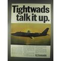1967 Jet Commander Plane Ad - Tightwads Talk it Up