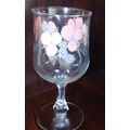 Vintage Galleria Stoneware Flower Floral Pink G...