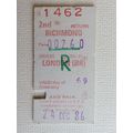 BR Richmond-London(BR) 2nd Rtn Ticket