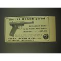1949 Sturm, Ruger .22 Pistol Advertisement - Ol...