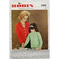 Vintage: Robin 1334 mother & daughter cardigans...