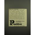 1951 Peachtree Restaurant Ad - Once in a lifetime