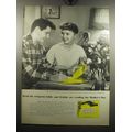 1957 Western Union Ad - Eddie Fisher and Debbie Reynolds