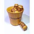 Heineken Wooden Decorative Mini Beer Can Set (6...