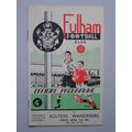 FULHAM v BOLTON WANDERERS Div1 11/04/1952