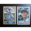 Two (2) Darnell Coles Baseball Cards - See Pict...