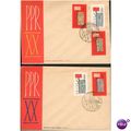 Poland FDC 1962 - SG 1281-1285 - PPR XX Polish ...
