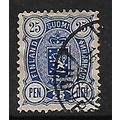 FINLAND 1889 25p BLUE SG 151 FINE USED