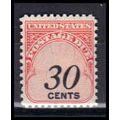 J98 30c Postage Due Barely Clears MNH KA0820