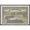 Canada 1946 14c sepia SG 403 unused