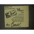 1956 Henri Bendel Jana Handbag Ad - Handbag New...