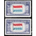 912b, VF NH Strong Reverse Printing of Flag Col...