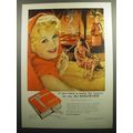 1958 Du Maurier Cigarettes Ad - If you have a taste for luxury