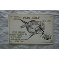 1987 QSL Card Papa Golf - Outer Spacer, Carrick...
